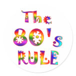 80s Rule stickers