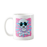 80's Skull with Shades Coffee Mugs