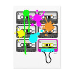 80s Splat Mix Tape Postcard