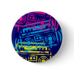 80's Stenciled Boomboxes buttons