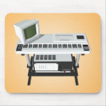 80's Style Sampler Keyboard: 3D Model: Mousepad