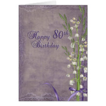 80th Birthday Cards