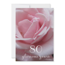 80th Birthday Celebration!-Pretty Pink Rose