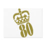 80th Birthday - Number – Eighty Postcards