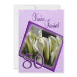 80th Birthday Party Invitation - Calla lilies
