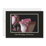 80th Birthday Party Invitation -- Gorgeous Roses