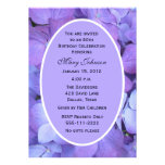 80th Birthday Party Invitation -- Hydrangeas