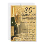 80th Birthday Party Invitations
