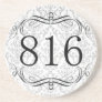 816 Area Code Beverage Coaster