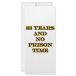83 No prison time rack cards
