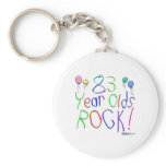 83 Year Olds Rock! Keychain