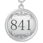 841 Area Code Pendant