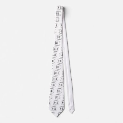841 Area Code Neckwear by AreaCodes