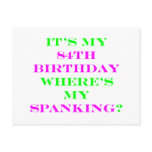 84 Where's my spanking?