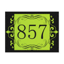 857 Area Code Postcard