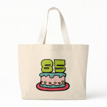 85 Year Old Birthday Cake Bag