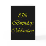 85th Birthday Celebration Cards