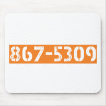867-5309 MOUSE PADS