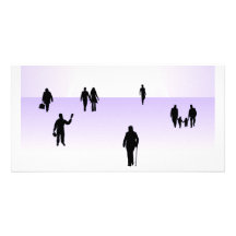 867 PEOPLE VECTOR SHAPES RELATIONSHIPS BUSINESS CO CUSTOMISED PHOTO CARD