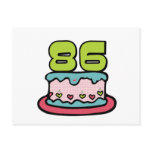86 Year Old Birthday Cake Post Cards