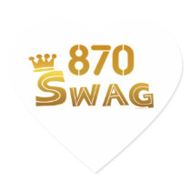 870 Arkansas Swag Heart Sticker