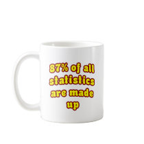 87% Of All Statistics Are Made Up Mug