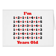 87 Years old Blk Red Greeting Cards