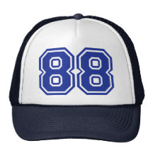 88 - number trucker hats