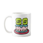 88 Year Old Birthday Cake mugs