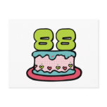 88 Year Old Birthday Cake Postcards