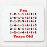 88 Years old Blk Red Mousepad