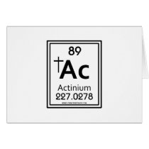 89 Actinium cards