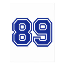 89 - number postcards