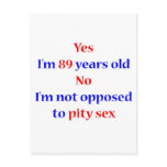 89 Pity Sex
