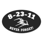 8-23-11 Never Forget! stickers