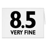 8.5 VERY FINE GREETING CARDS