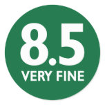 8.5 VERY FINE STICKERS