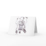 8 Ball Clown Greeting Card