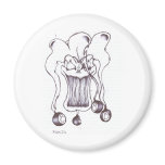 8 Ball Clown Magnets