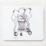 8 Ball Clown Mouse Pad