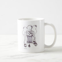 8 Ball Clown Mug