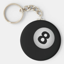 8 Ball key chain