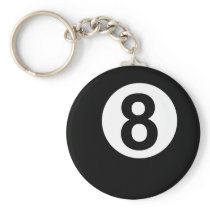 8 Ball Keychains