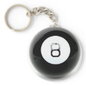 8 ball keychain