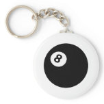 8 ball key chains