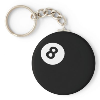 8 ball key chain by Tomaniac