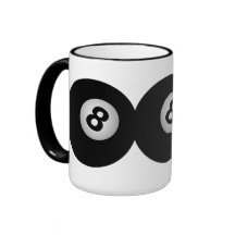 8 Ball mug - choose style & color