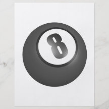 8 Ball Personalized Flyer