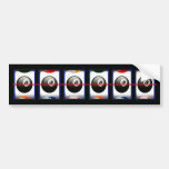 8 BALL SLOTS BUMPER STICKER