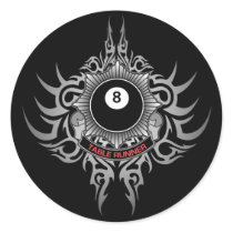 8 Ball Table Runner - Red